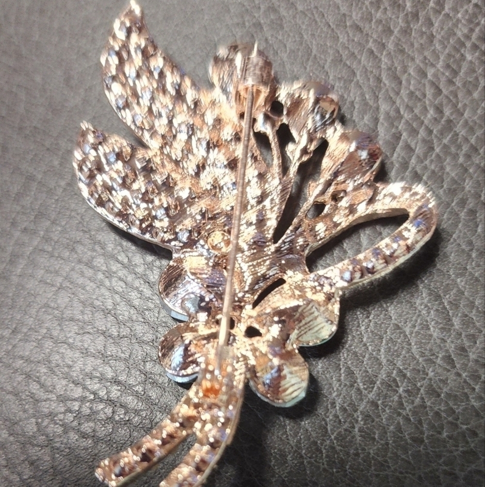 Multicolor Rhinestone Brooch - Picture 3 of 3
